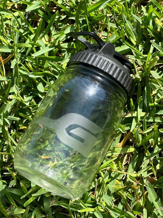 SteadyGamin Jar with shaker lid (LIMITED RUN) (Read Description)